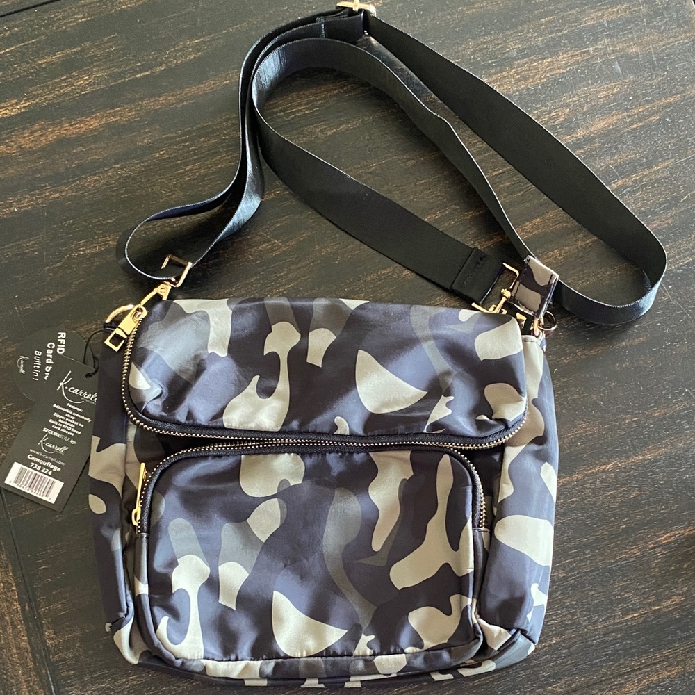 K Carroll Camouflage Crossbody Bag